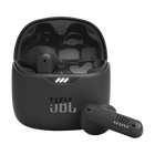 JBL Tune Flex - Black - True wireless Noise Cancelling earbuds - Hero